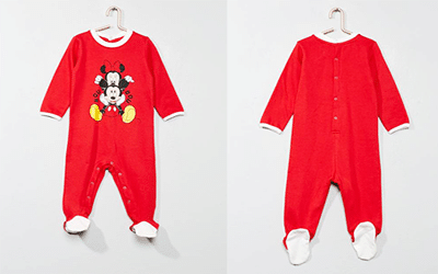Pyjama imprimé 'Mickey & Minnie', 13,00€