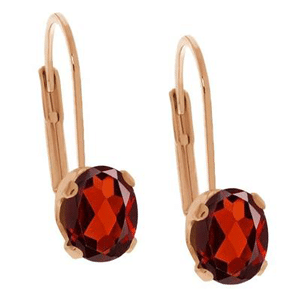 Boucles d'oreilles plaquées or avec fermoirs dormeuses