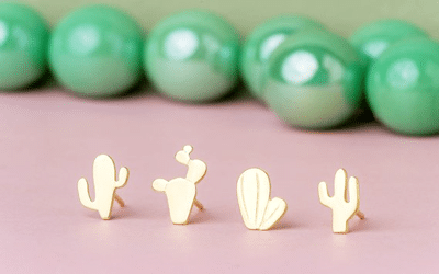 Des cactus , en boucles d’oreille