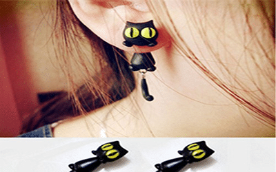 Des boucles d’oreilles originales Cat Women