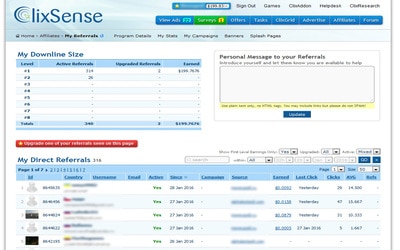 Comment tirée des revenus sur Clixsense