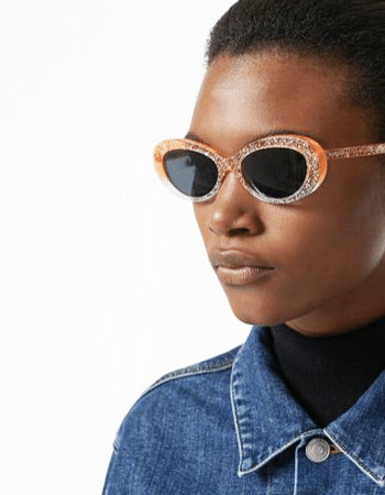 Lunettes de soleil à monture œil-de-chat