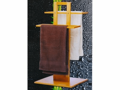 Porte serviettes en Bambou