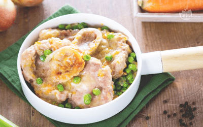 osso bucco milanaise aux petits pois