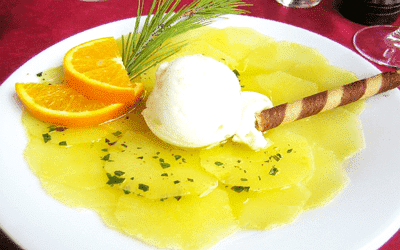 carpaccio d'ananas