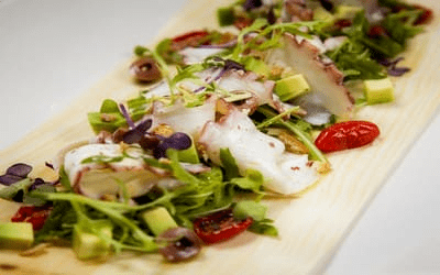 carpaccio de poulpe