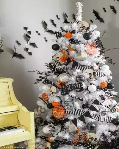 Arbre d'Halloween : halloween decoration